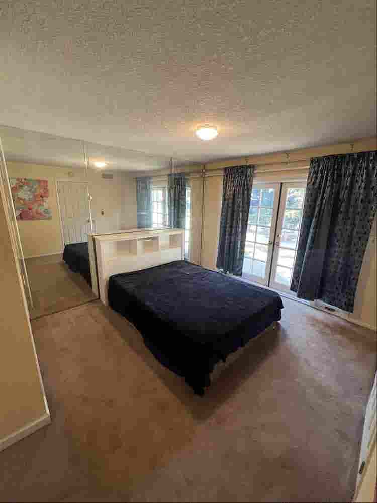 Private room for rent .