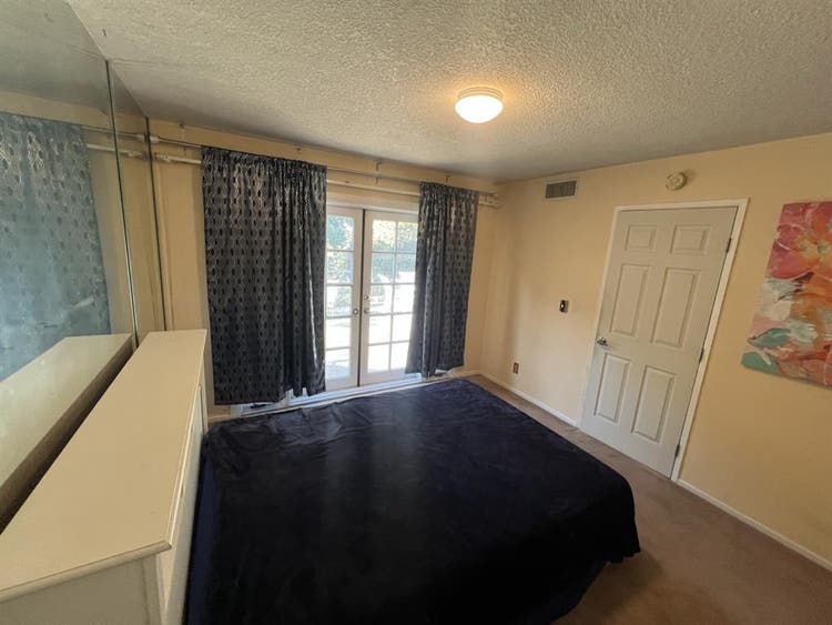 Private room for rent .