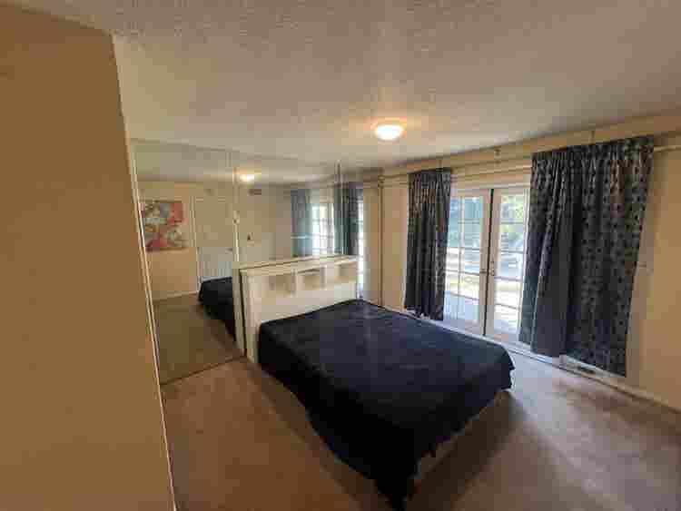 Private room for rent .