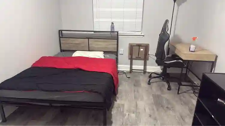 Room with private bathroom