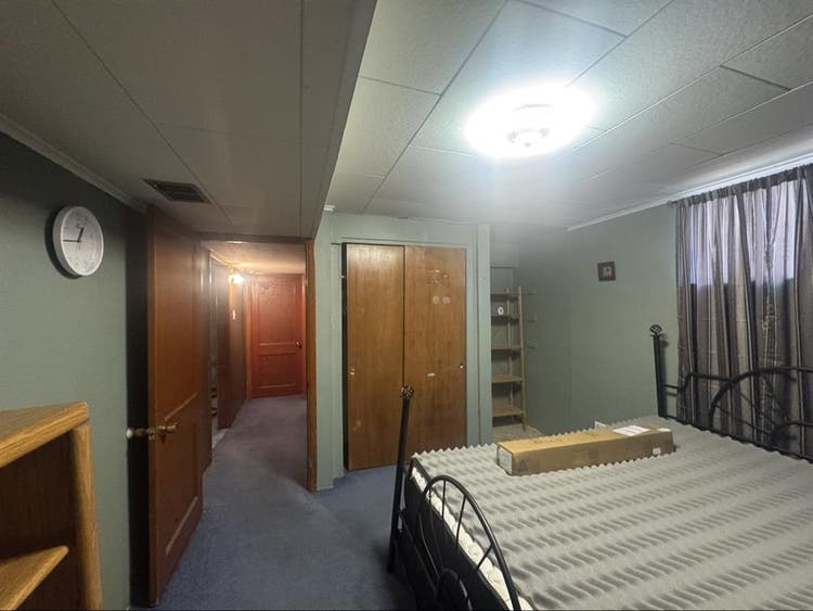 Room for rent basement level