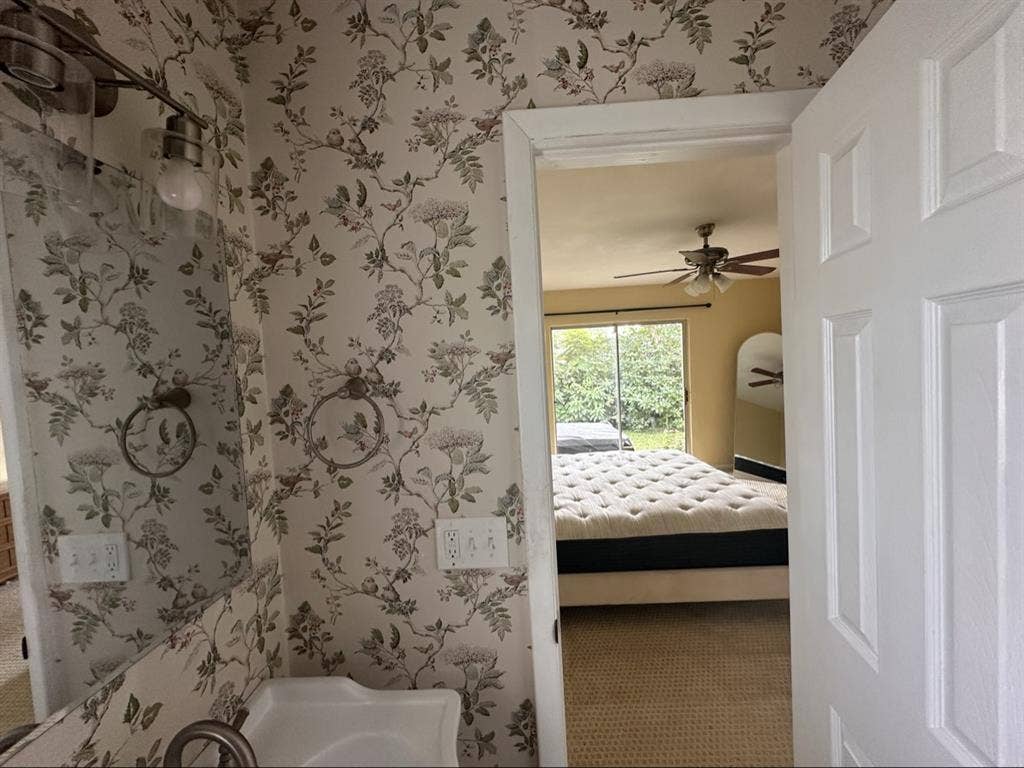 Master bedroom private bathroom spa