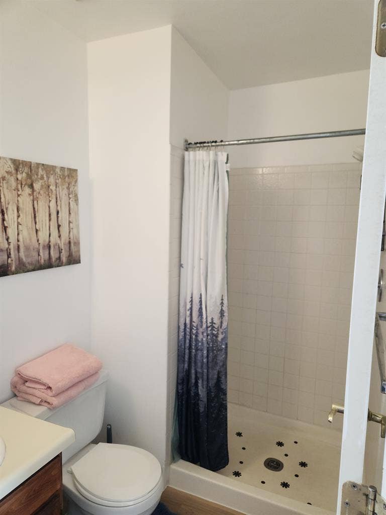 Large room with private bathroom