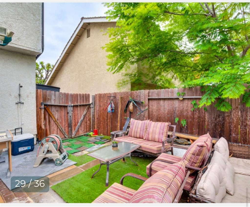 Newly furnish room in a pool house