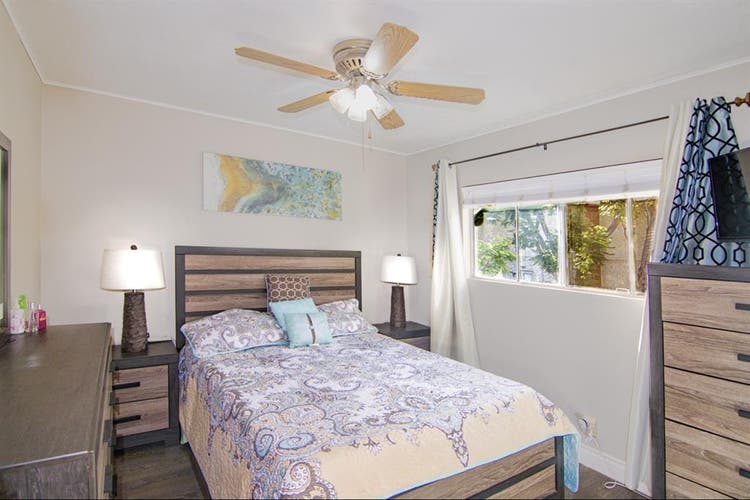Newly furnish room in a pool house