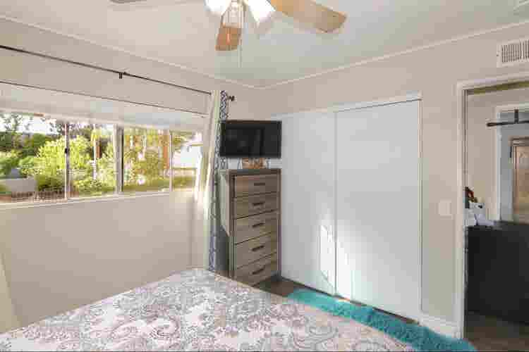 Newly furnish room in a pool house
