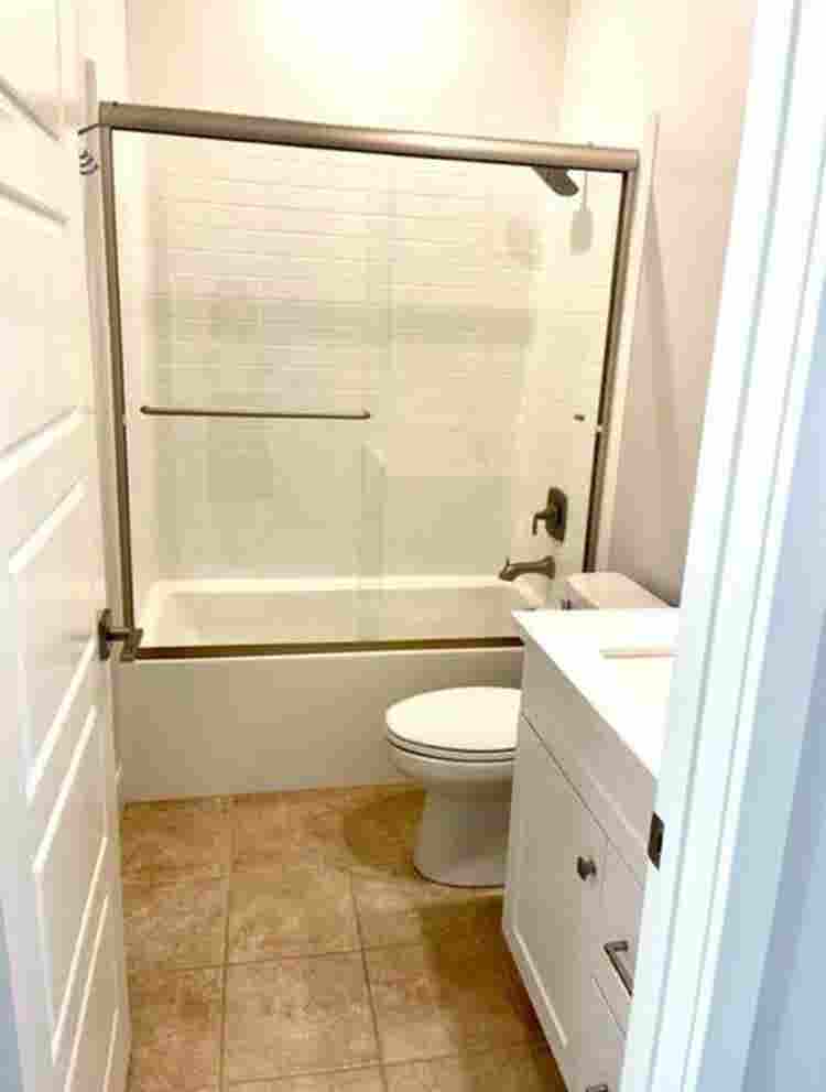 Room with own bathroom and shower