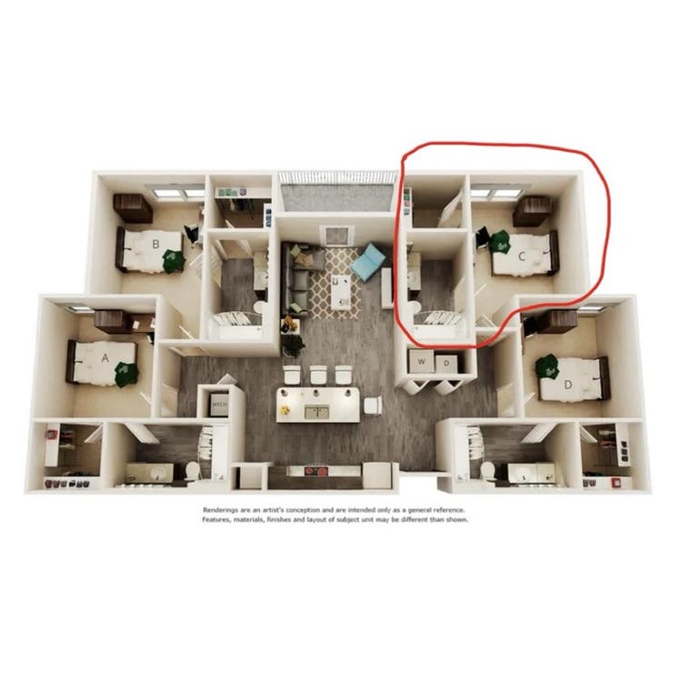 URGENT SUBLEASING!(Male) $/month
