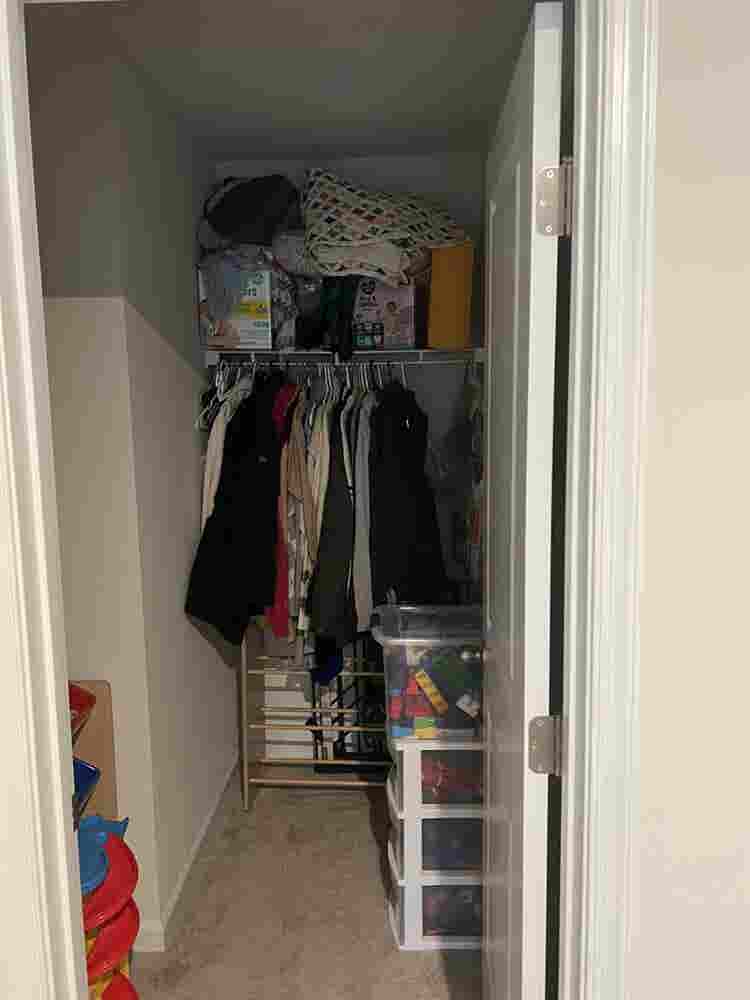 Room and walk in closet