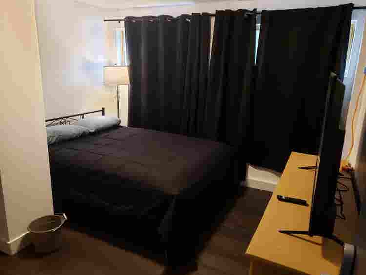 Furnished bed shared bath & kitchen