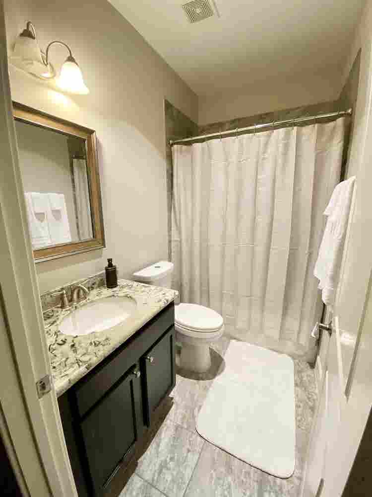 Bedroom with private bathroom