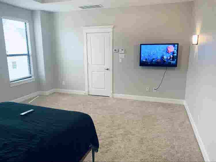 Master bedroom with bath