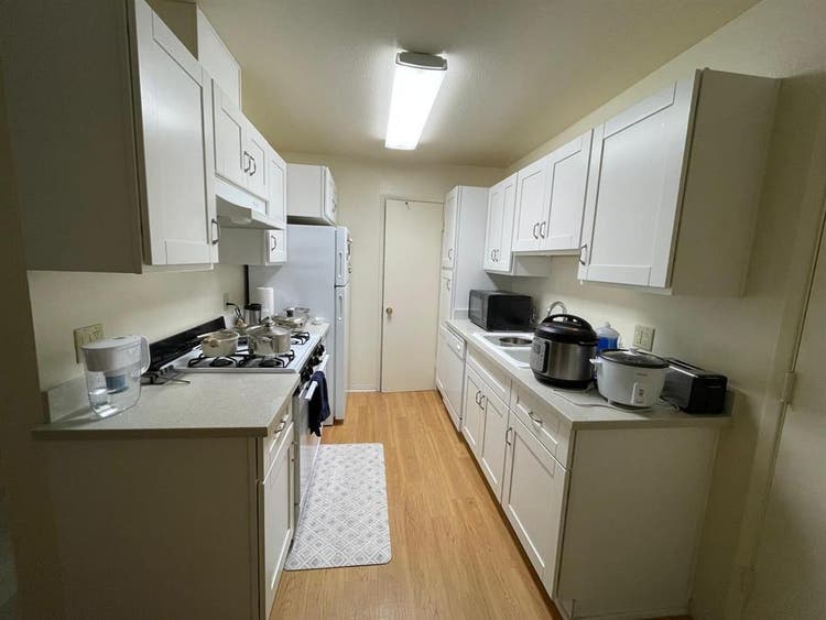 Spacious  bath available
