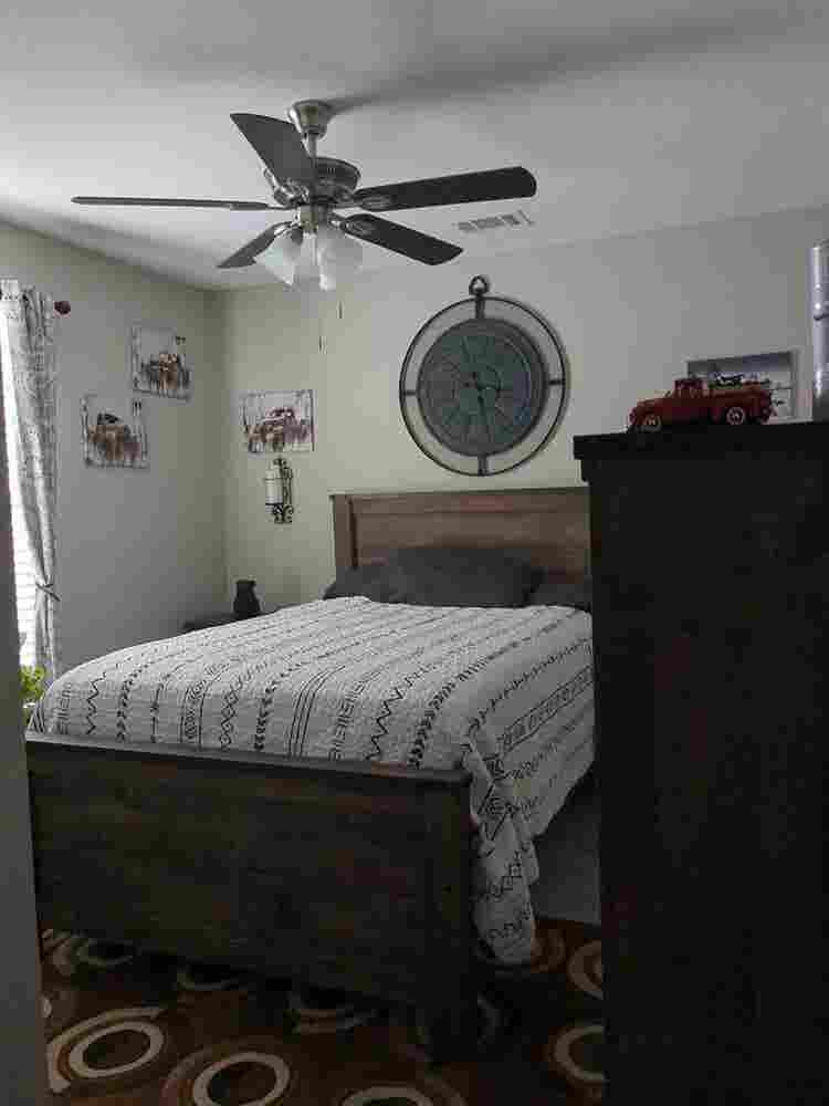 Private bedrooms and bathroom