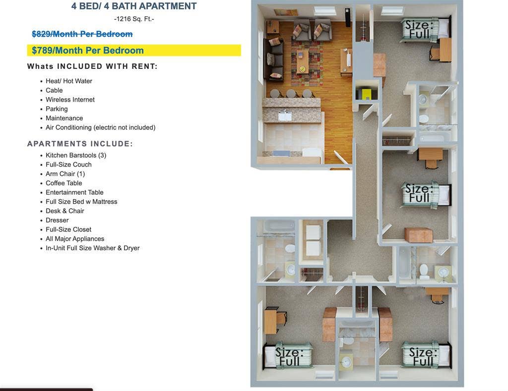 Furnished Private Room and Bath