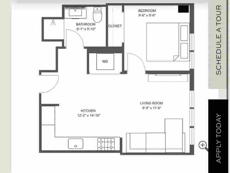 🏙️ 1-bedroom lease takeover