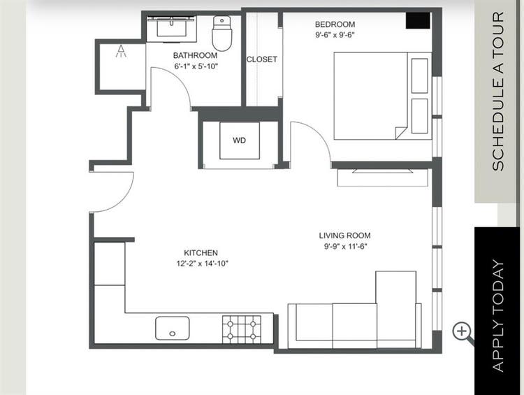 🏙️ 1-bedroom RN
 lease takeover