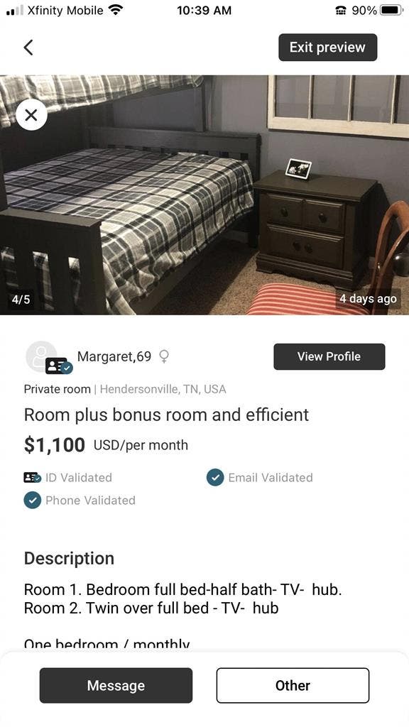 Full upstairs