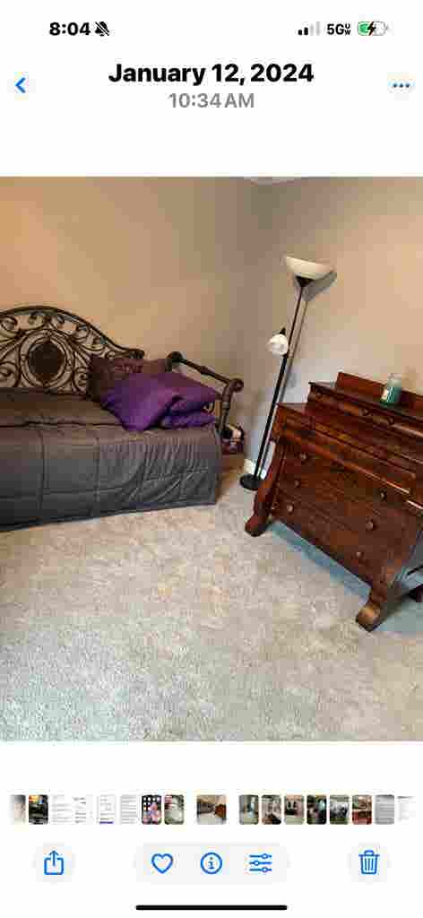 Furnished bedroom available