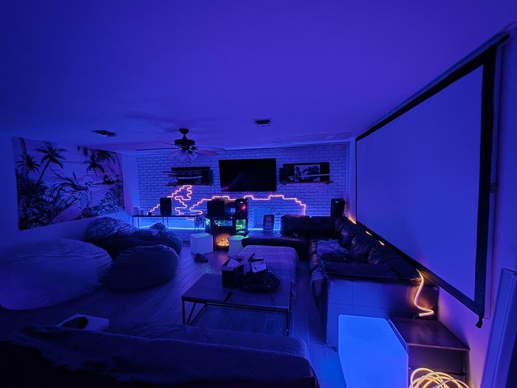 One room open