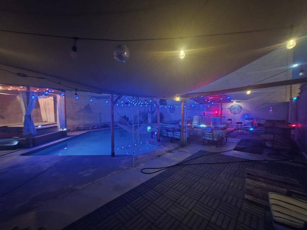 One room open