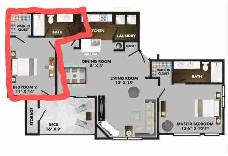 Apt in NW Greensboro near airport