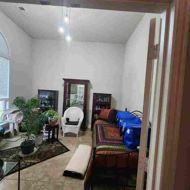 Upstairs private bedroom and bath.