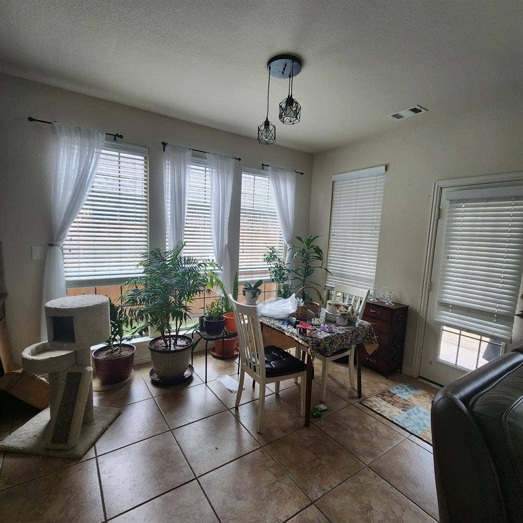 Upstairs private bedroom and bath.