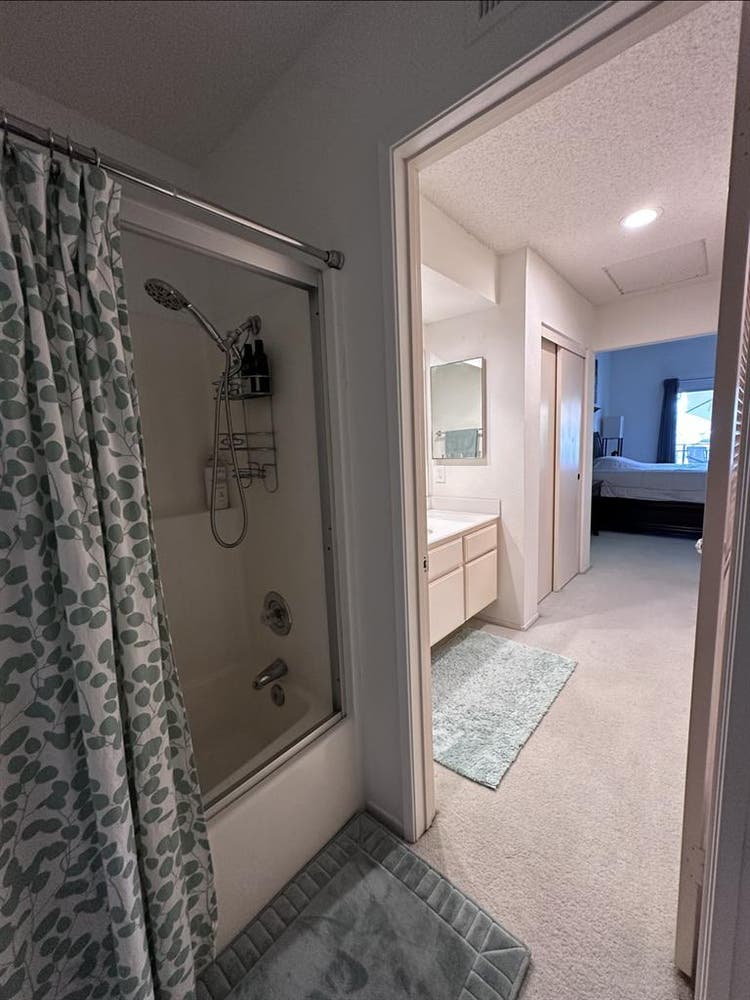 Upstairs master bedroom available.