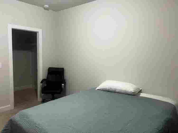A room in a townhome 
