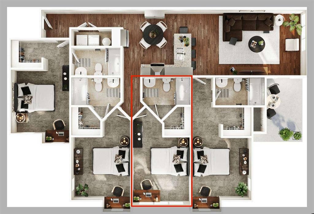 BEST student living apartment