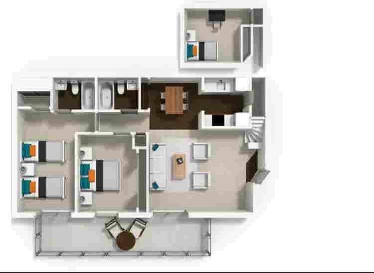 Master Bedroom w/ Private Bathroom