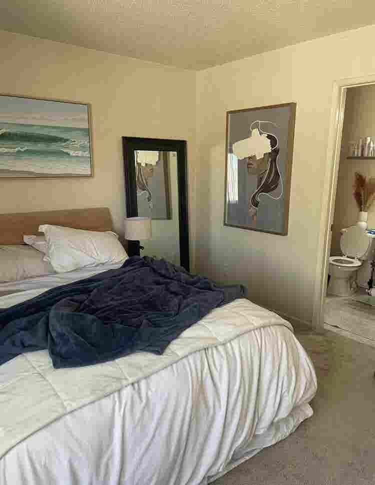 Master bedroom + private bathroom!