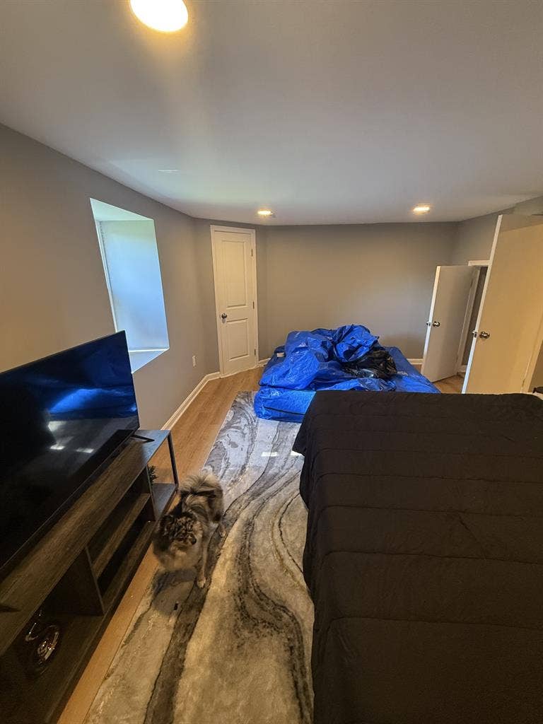 Large downstairs suite w/ bathroom