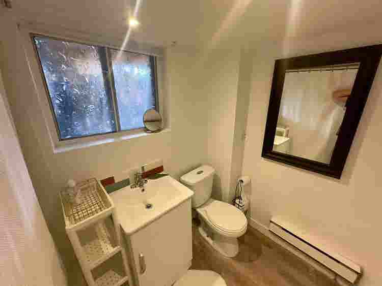 One bedroom basement apartment