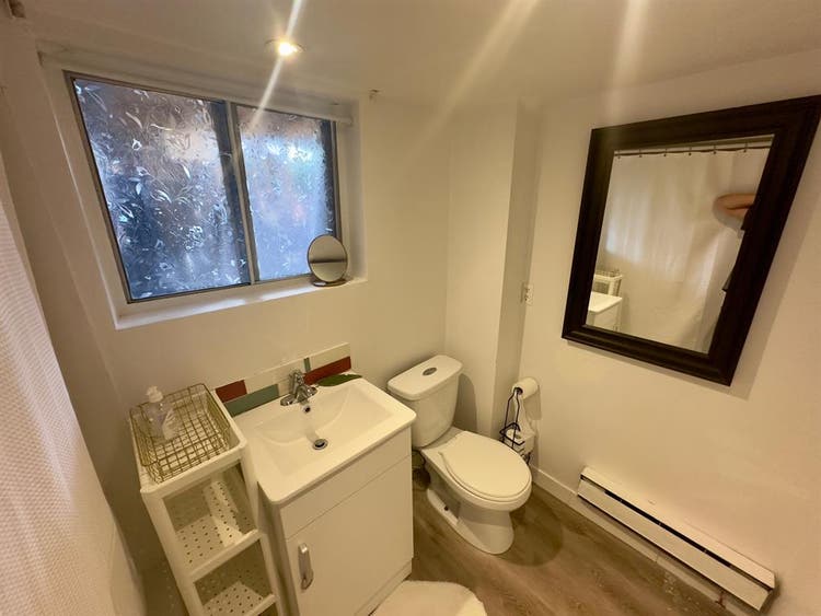 One bedroom basement apartment