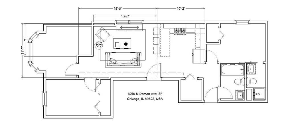 1 BR in Chicago