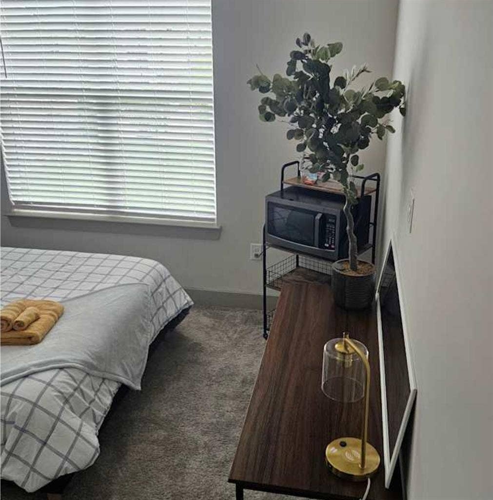 Furnished Bedroom Private Bathroom