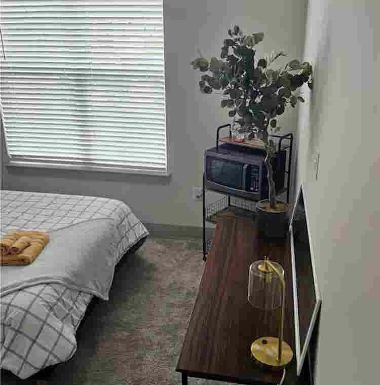 Furnished Bedroom Private Bathroom