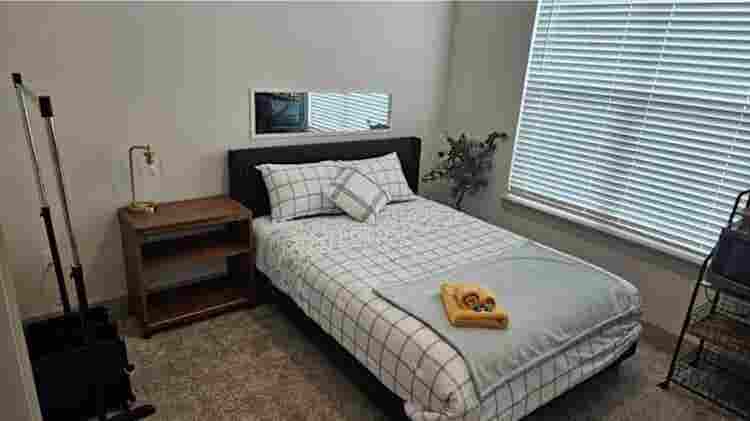 Furnished Bedroom Private Bathroom