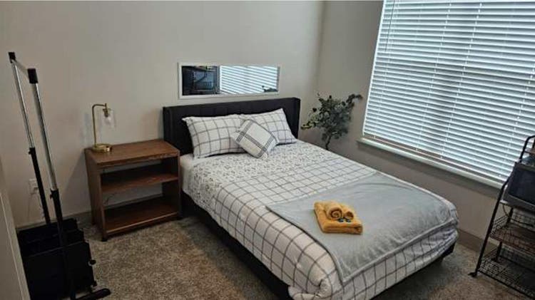 Furnished Bedroom Private Bathroom