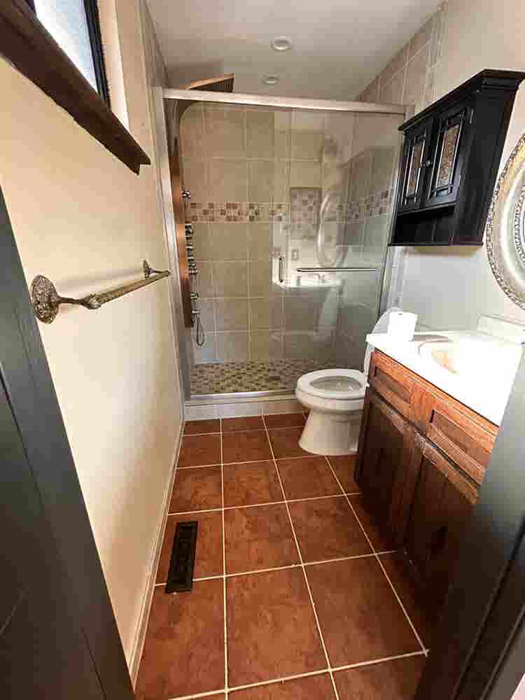 Private room with private bathroom.