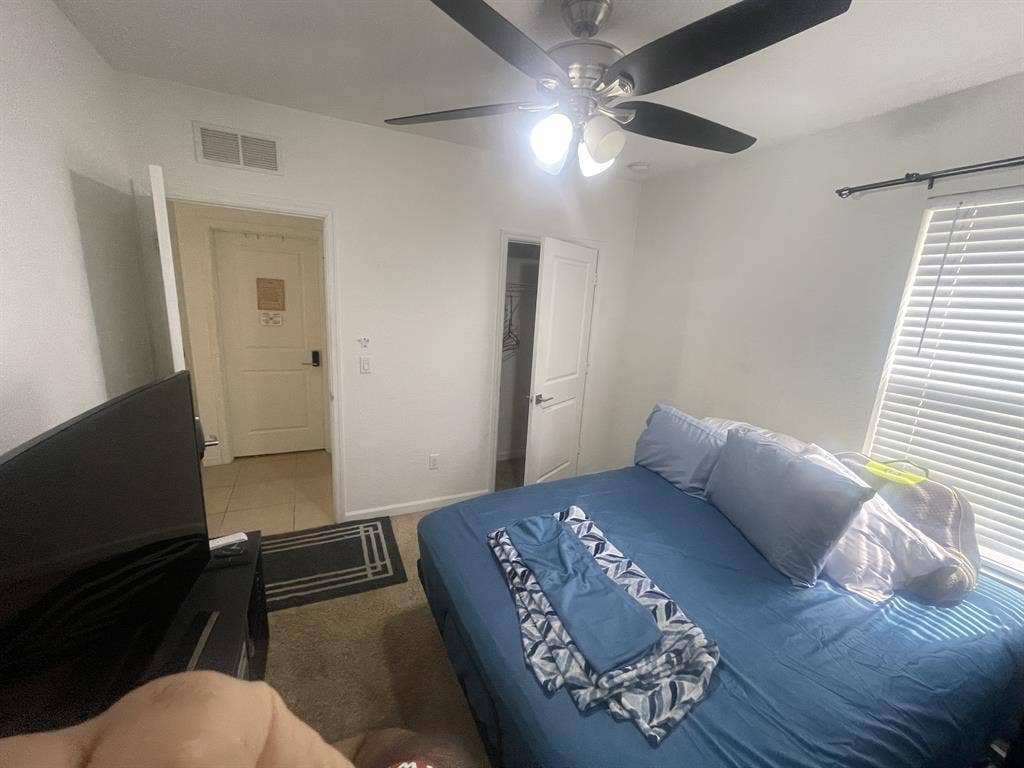 Peaceful Bedroom with for Long-Term