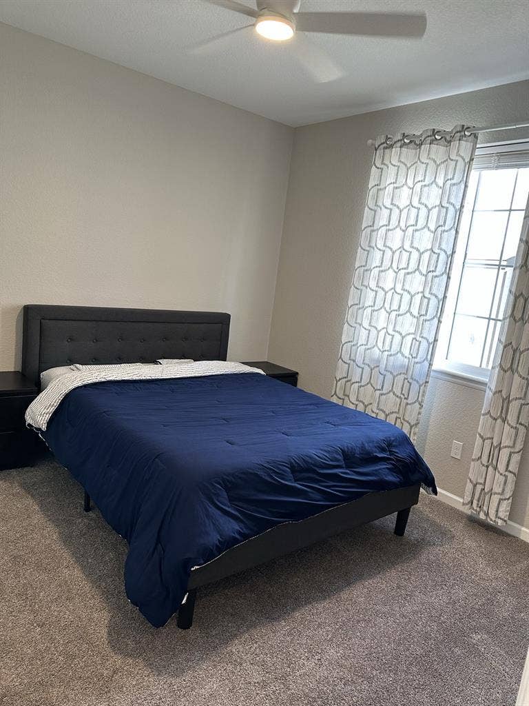 Furnished bedroom/ w shared bath