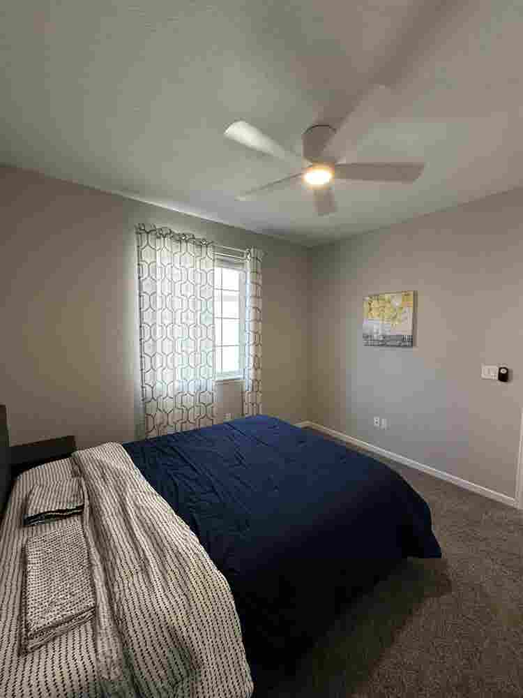 Furnished bedroom/ w shared bath