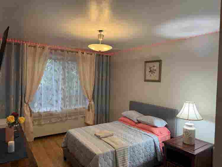 Large room with ” TV