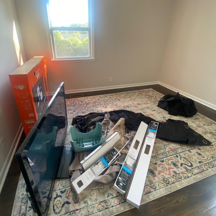 Room unfurnished.
