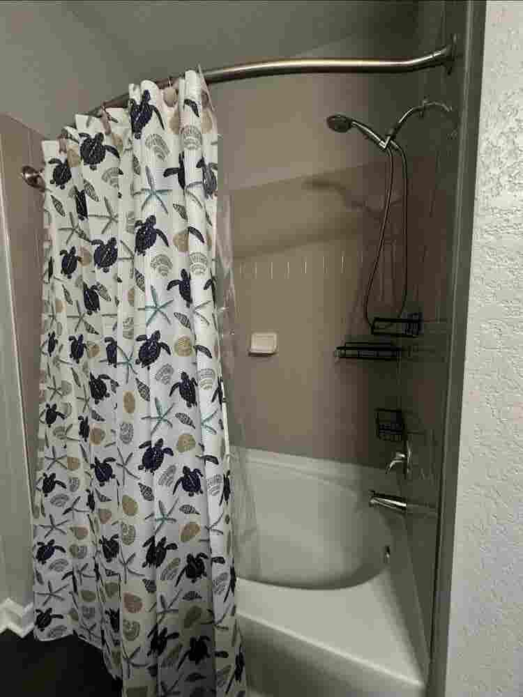 Private room and bathroom.