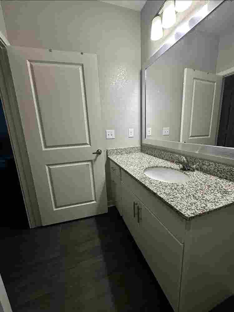 Private room and bathroom.