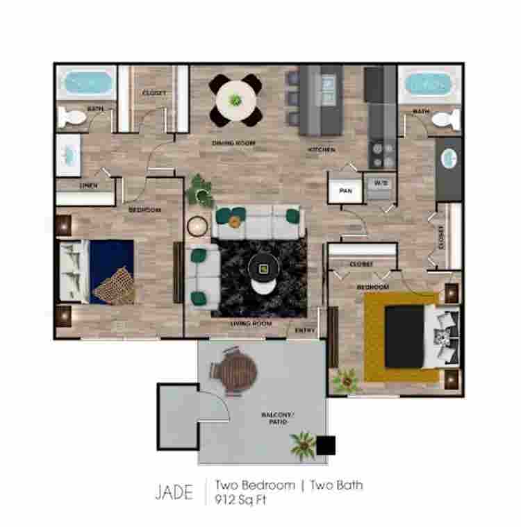Room for Rent- Apt (bath)